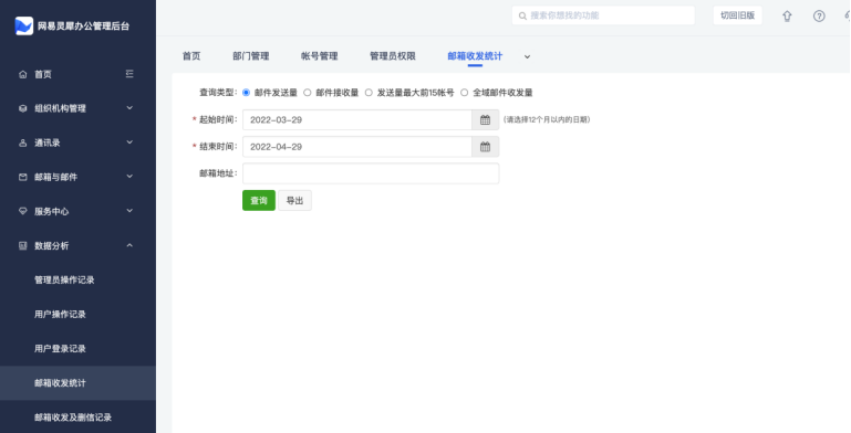 网易企业邮箱后台数据分析功能指南